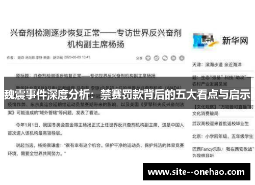 魏震事件深度分析：禁赛罚款背后的五大看点与启示